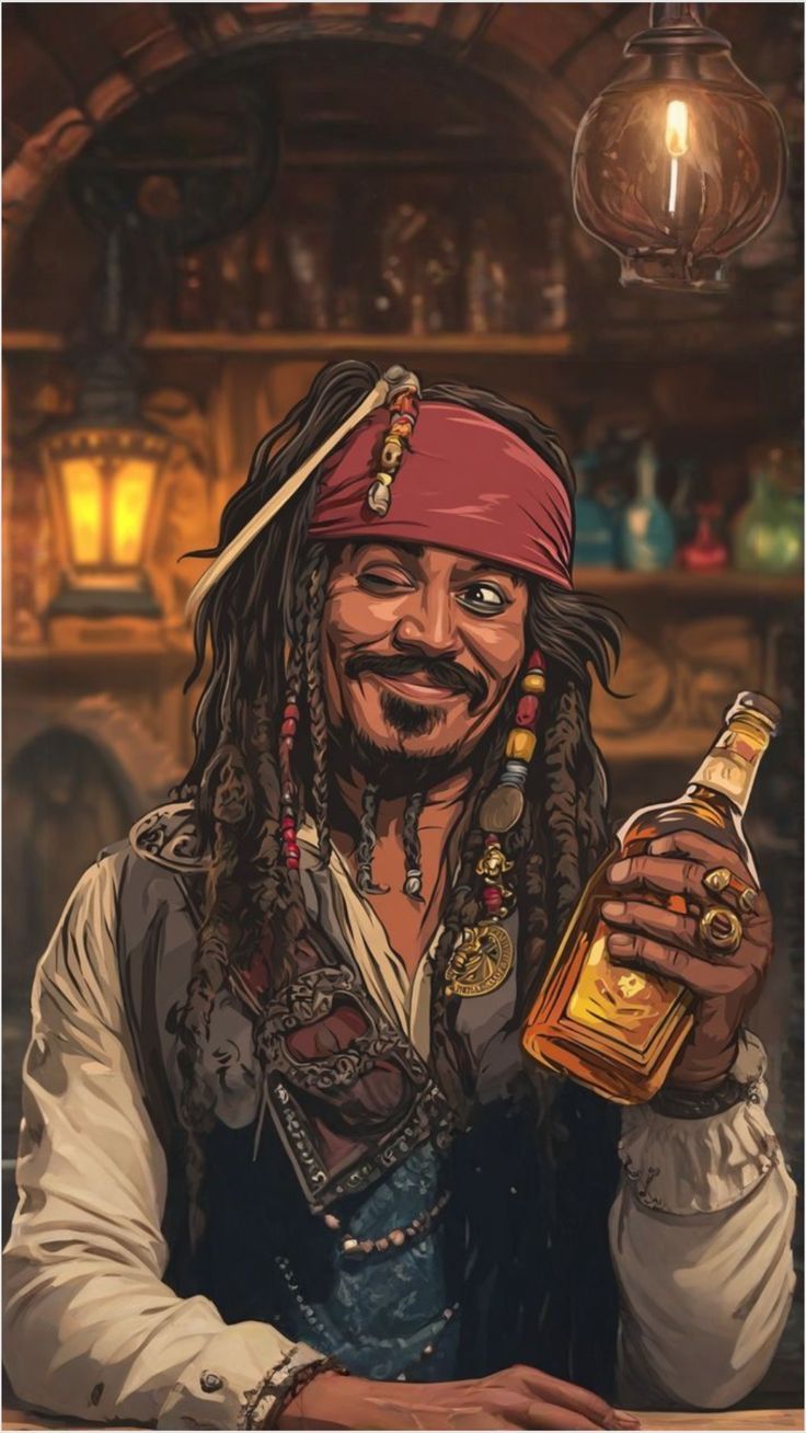 Captain Jack Sparrow in Tavern