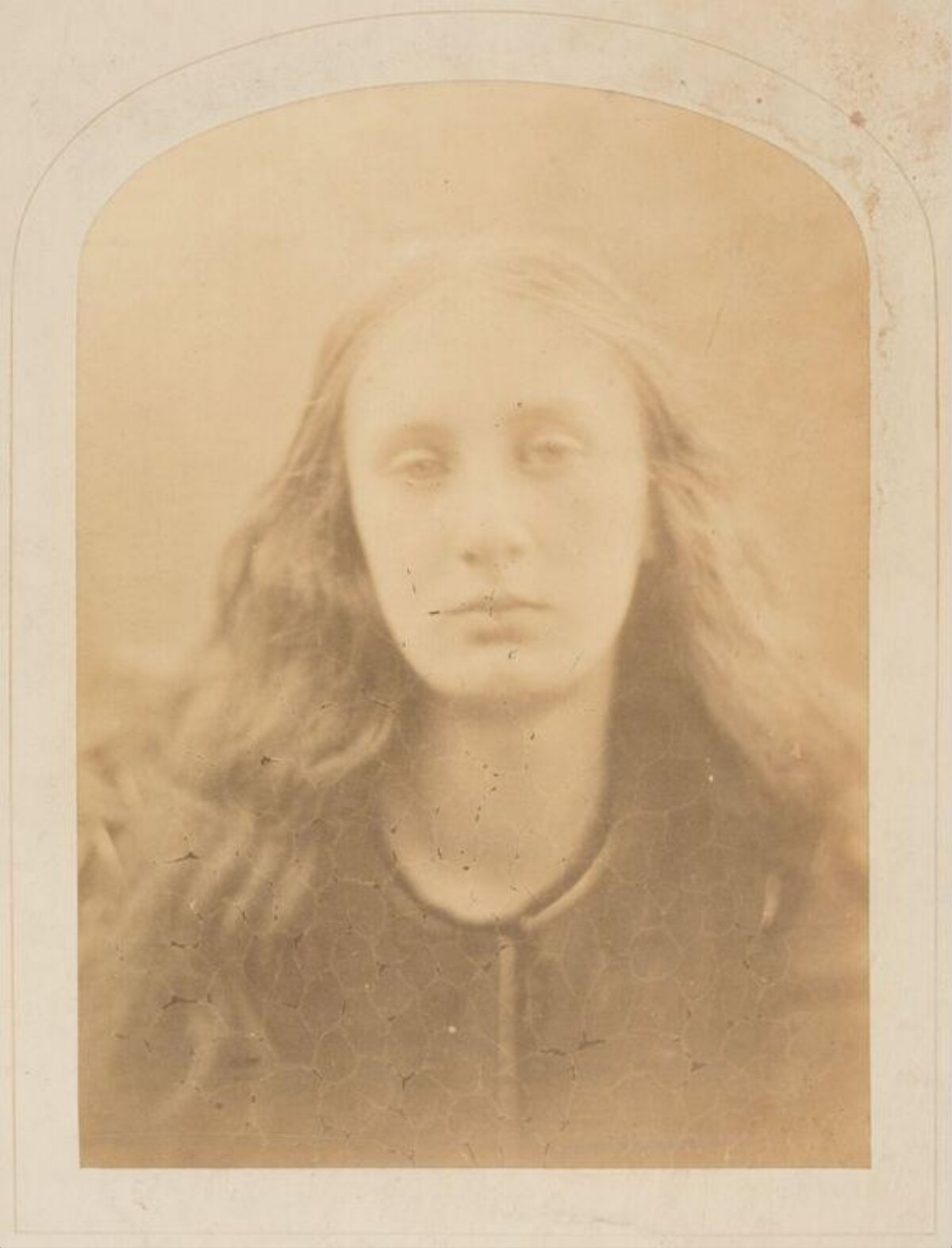Vintage Portrait of Young Woman