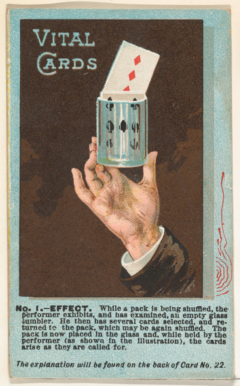 Vintage Vital Cards Magic Ad