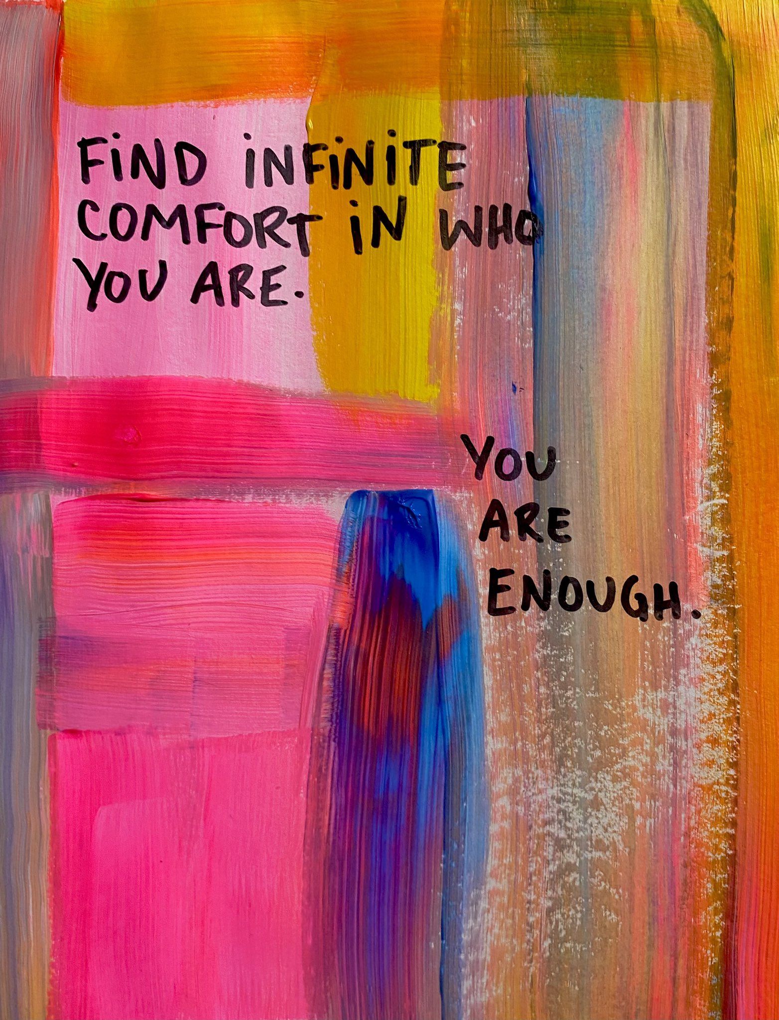 Positive Affirmation Abstract Painting