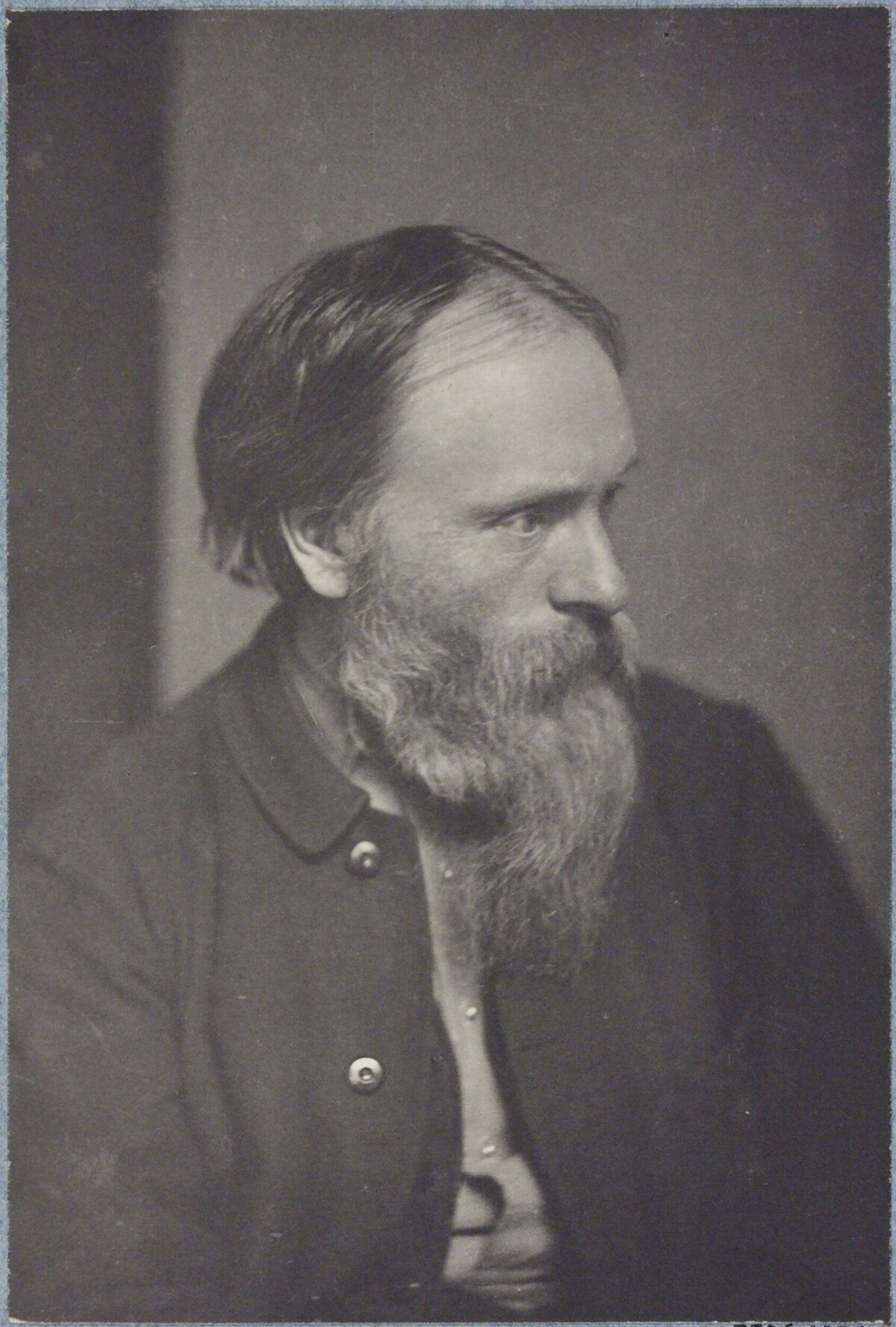 Vintage Portrait of Bearded Older Man