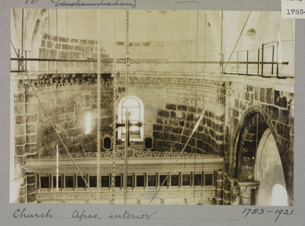 Vintage Church Apse Interior View