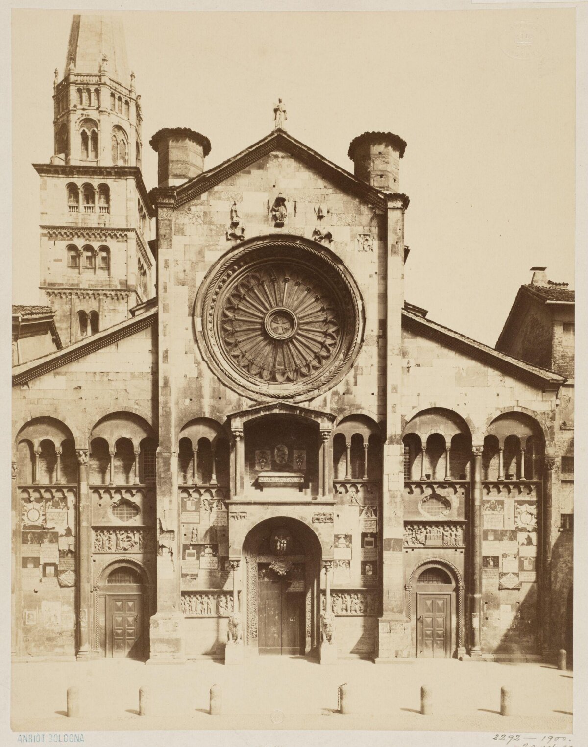 Cathedral Facade in Bologna