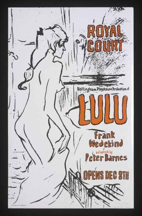 Royal Court Lulu Play Poster
