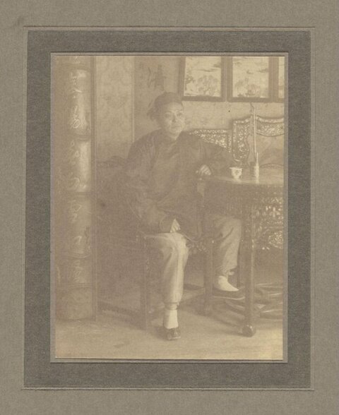 Early 20th Century Chinese Man Portrait
