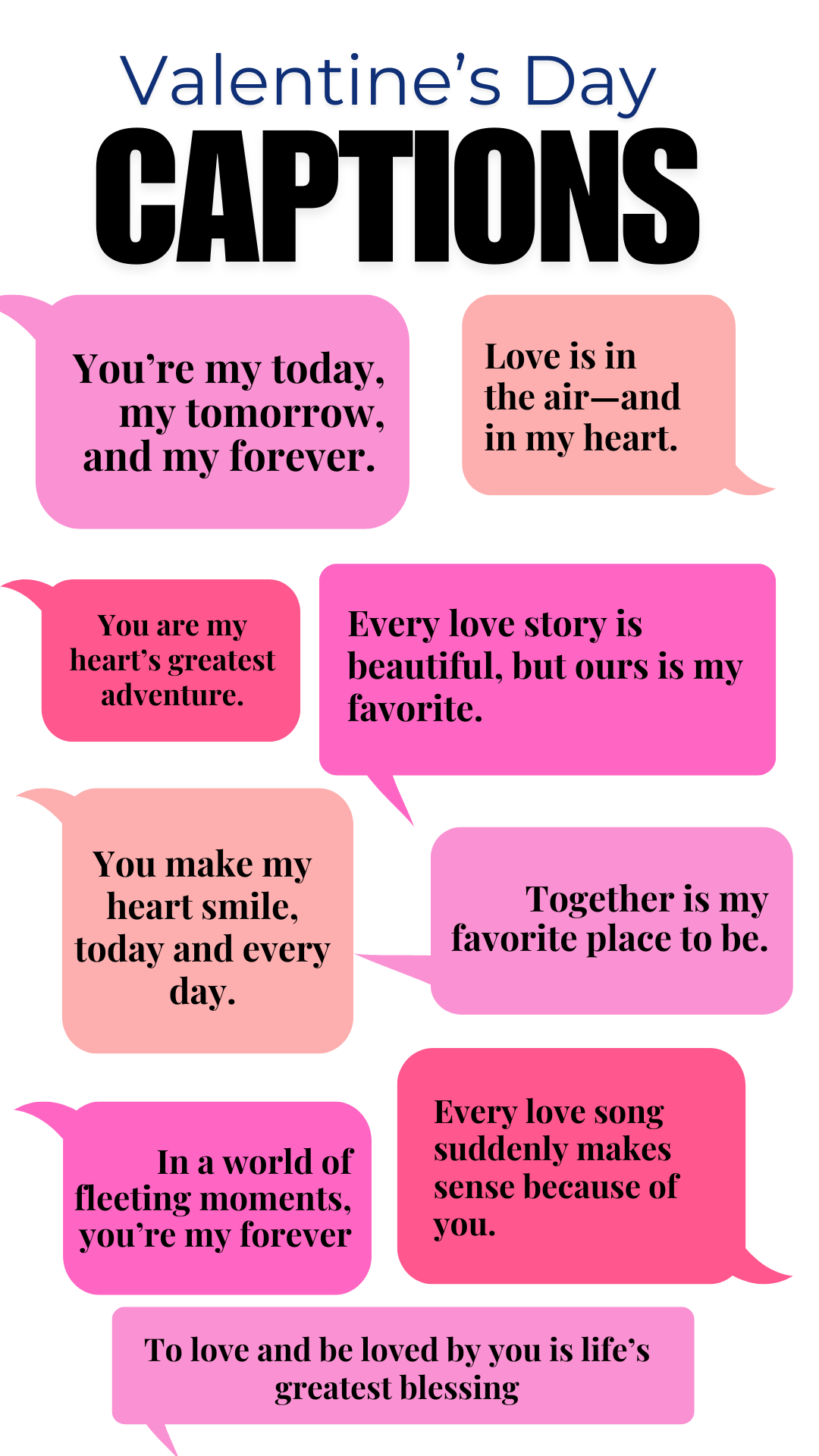 Valentine's Day Caption Collection