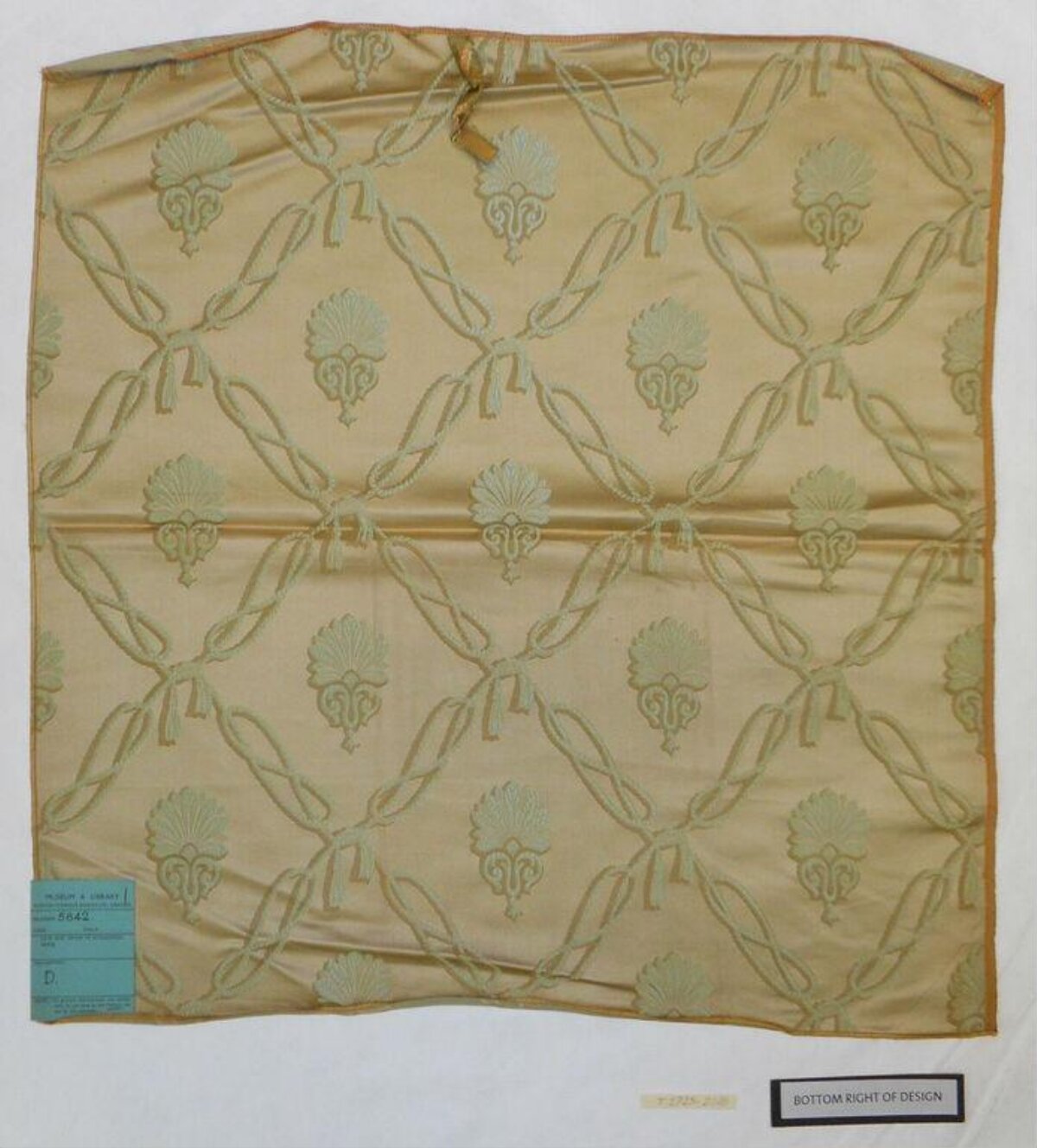 Vintage Patterned Fabric Sample