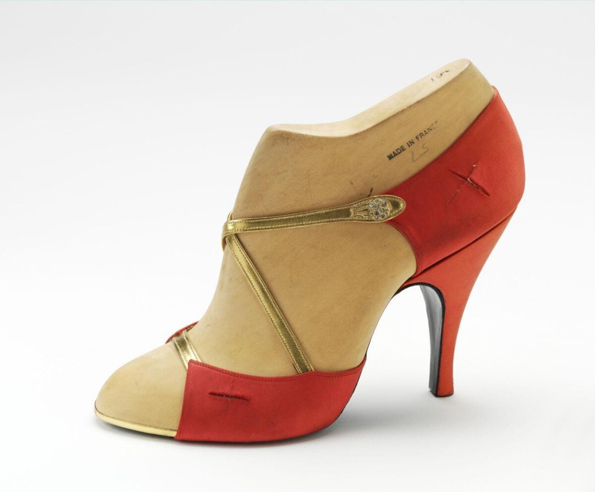 Vintage French High Heel Shoe