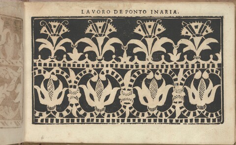 Vintage Italian Lace Embroidery Pattern