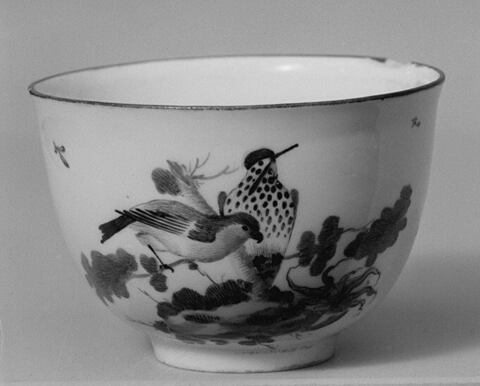 Bird Painted Porcelain Bowl