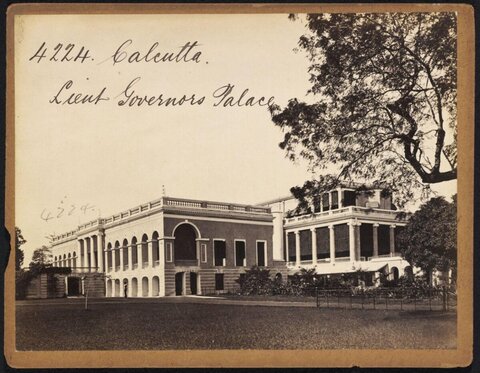 Old Photo of Calcutta Lieutenant Governors Palace