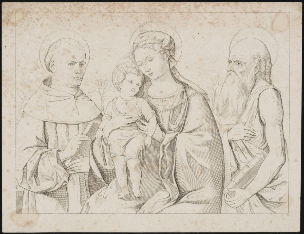 Madonna and Child with Two Saints