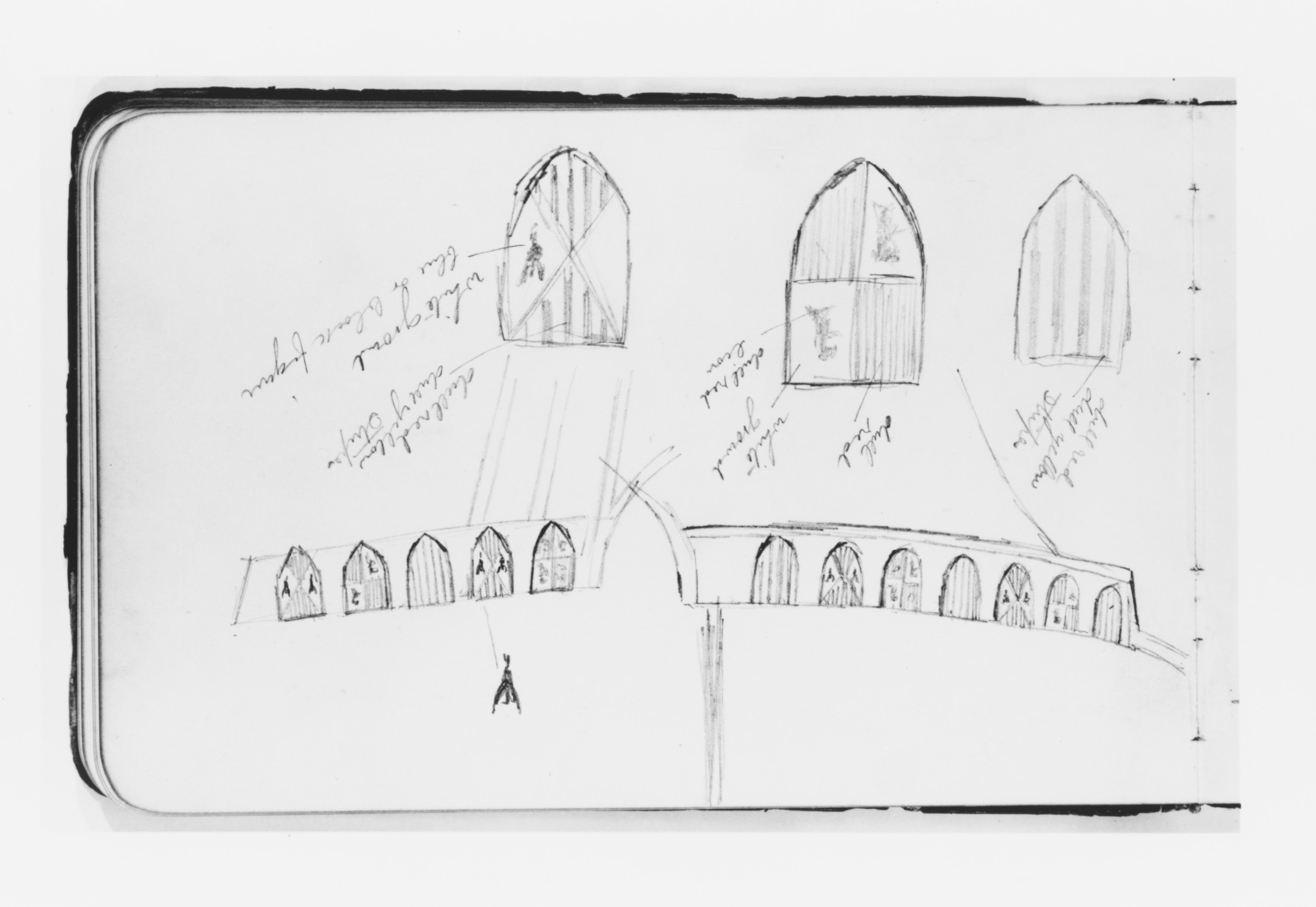 Gothic Church Architectural Sketch