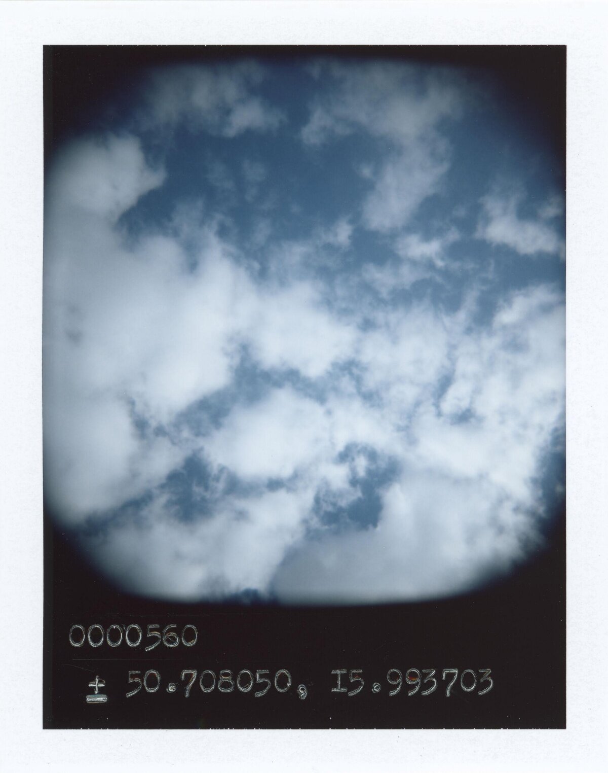 Blue Sky with White Clouds