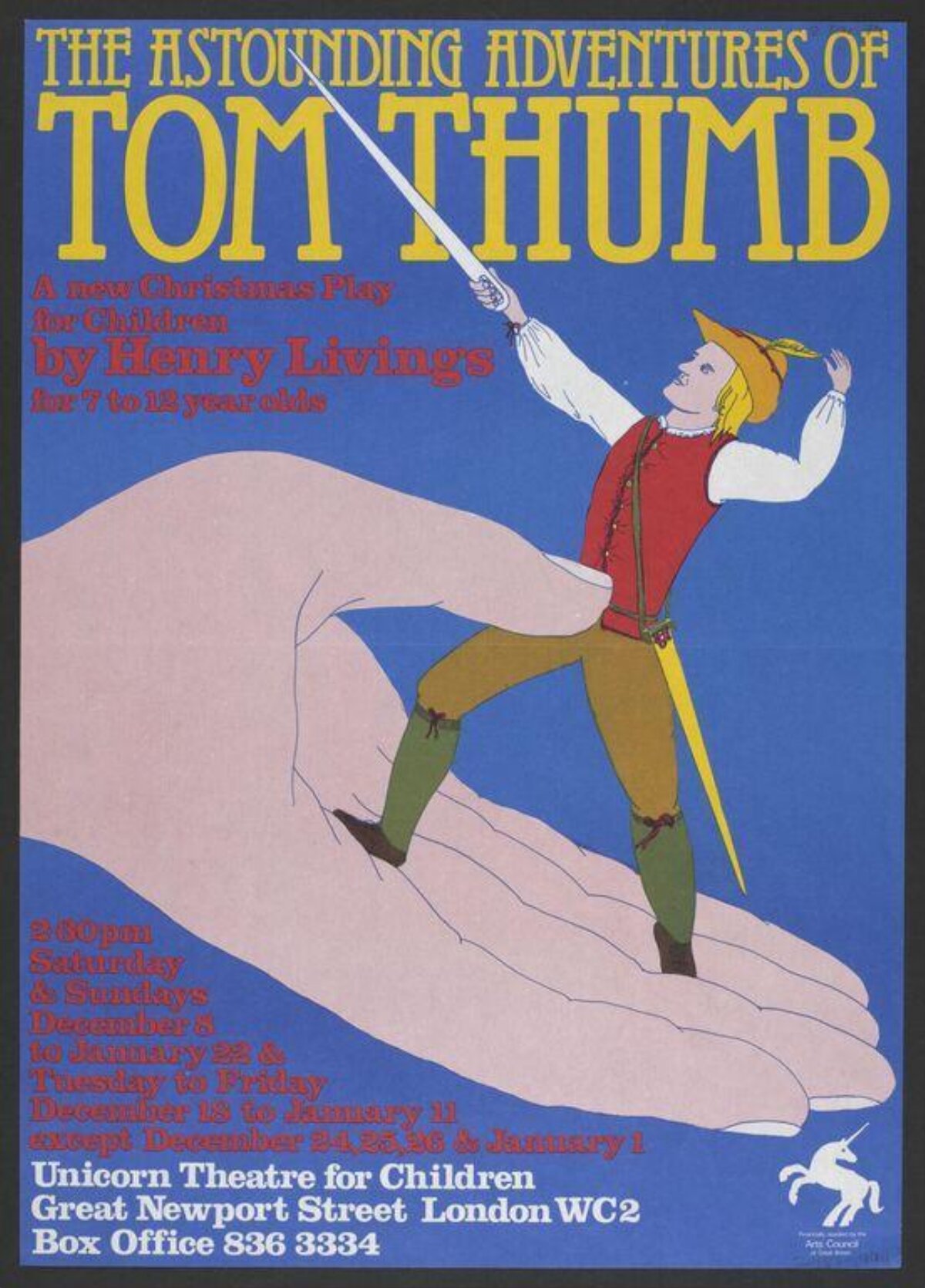 Tom Thumb Christmas Play Poster