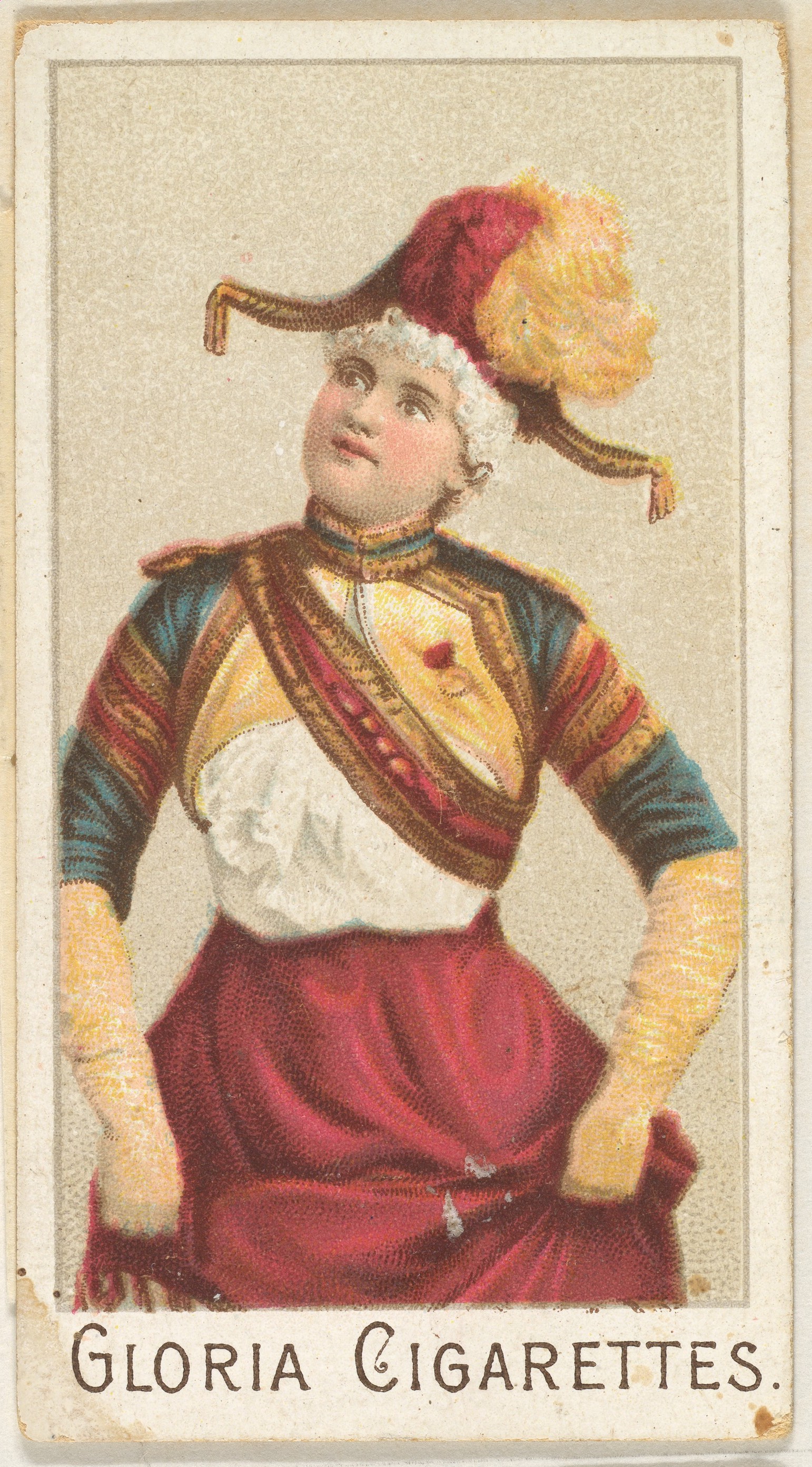 Vintage Gloria Cigarettes Tobacco Card