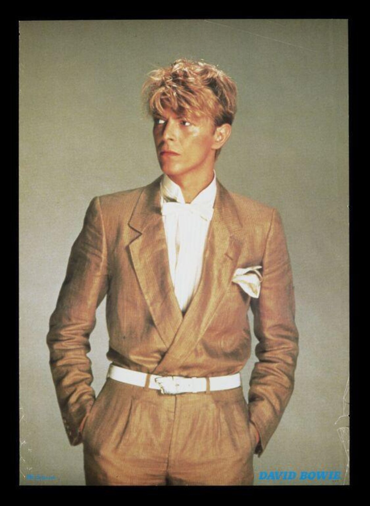 Vintage Portrait of David Bowie