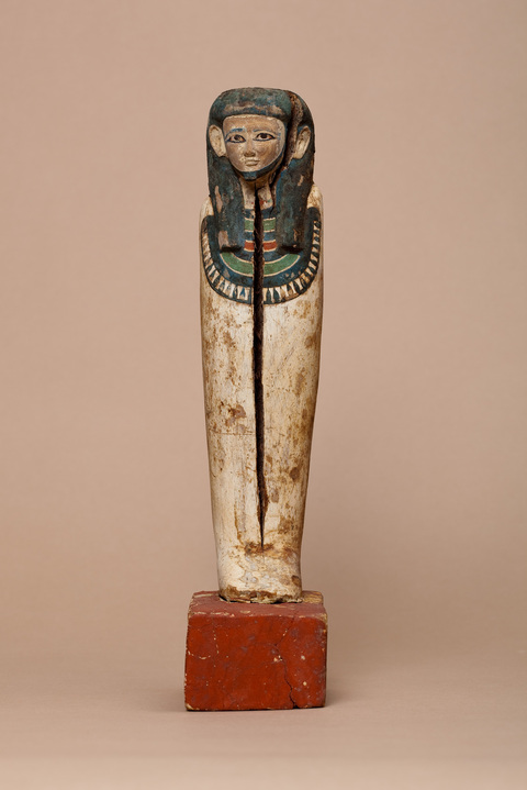 Ancient Egyptian Wooden Shabti Figurine