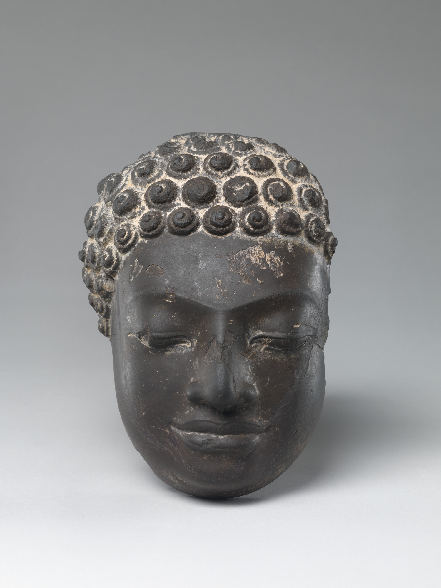 Ancient Stone Carved Buddha Head