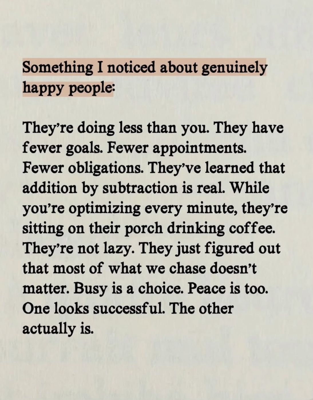 Quote About Genuinely Happy People
