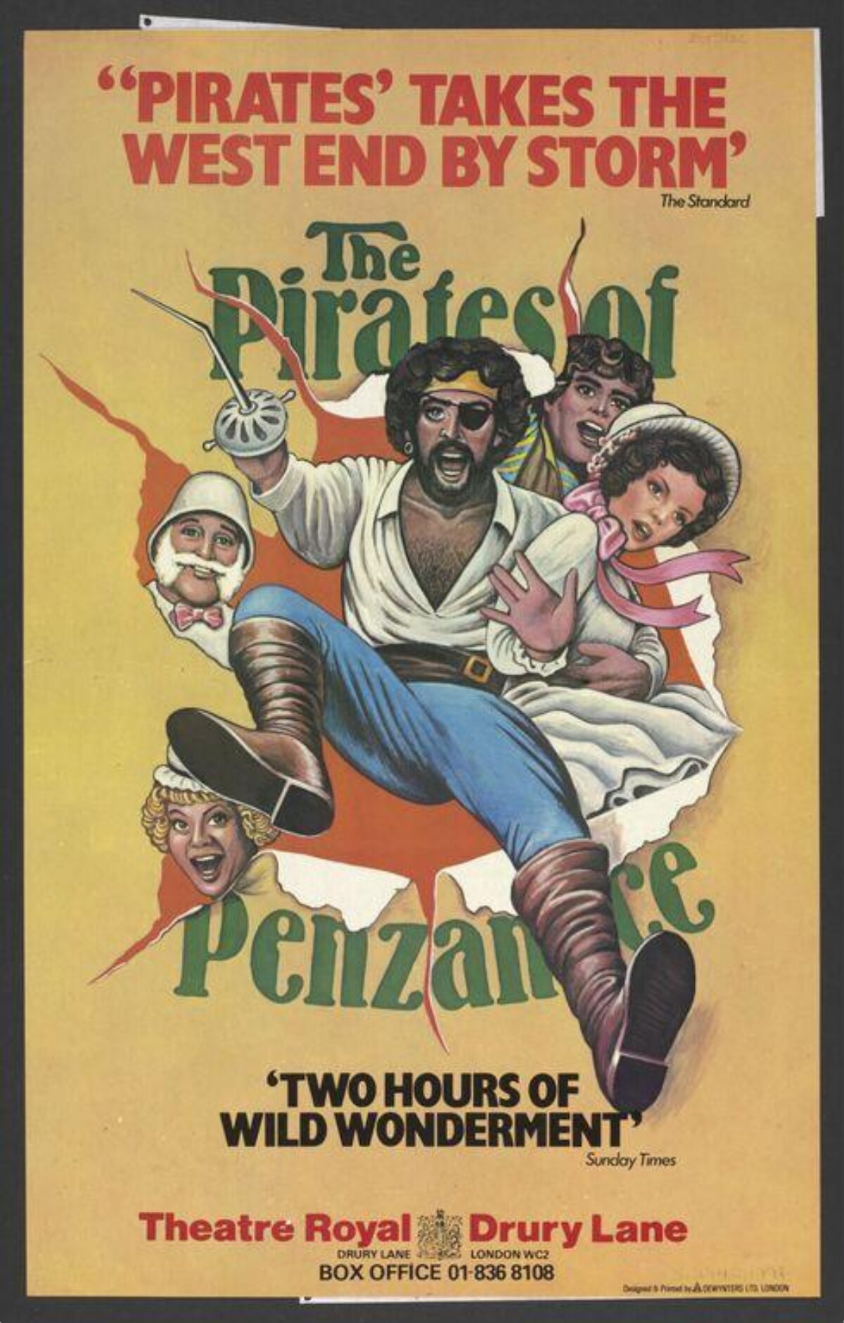 The Pirates of Penzance Theatre Poster