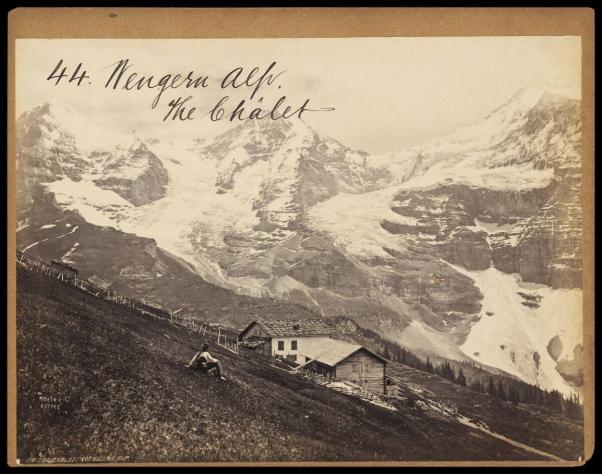 Wengern Alp Chalet Mountain Landscape