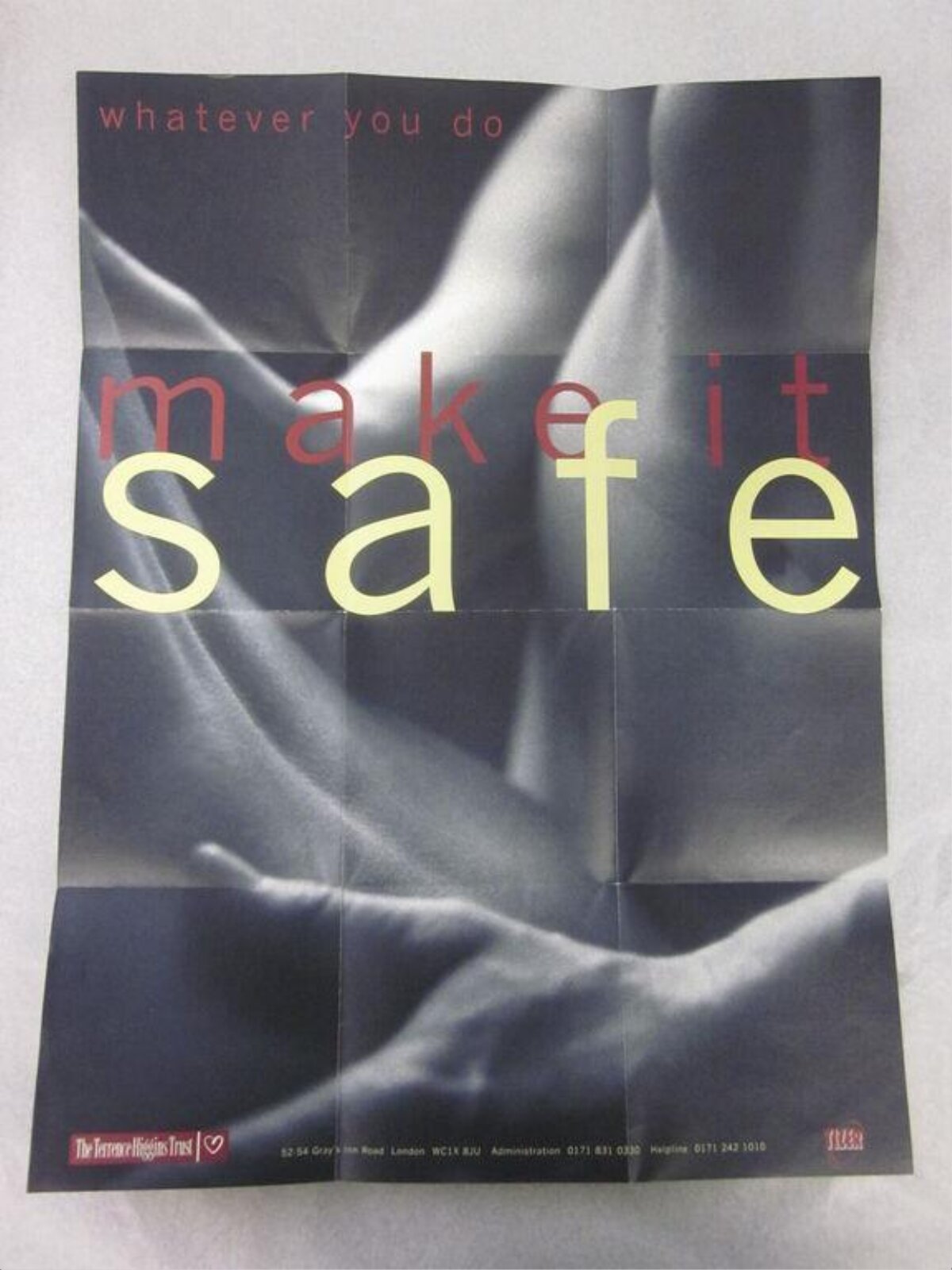 'Make It Safe' Public Health Poster