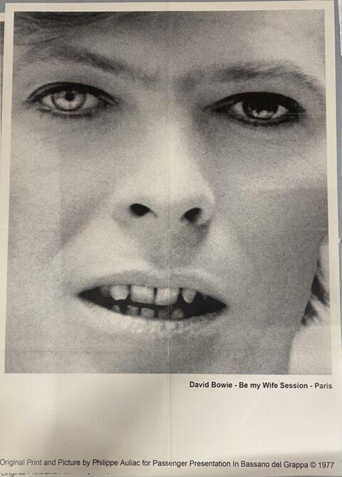 1977 David Bowie Portrait Print