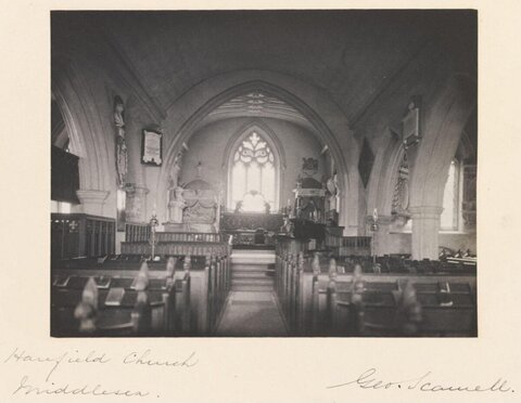 Interior of Harefield Church