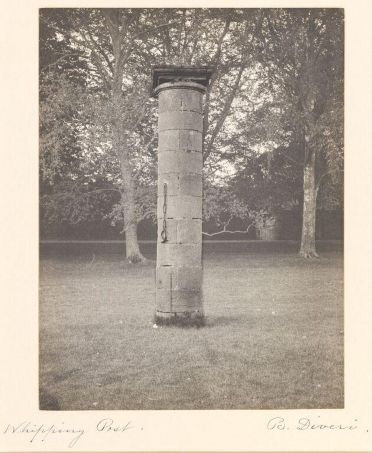 Historic Stone Whipping Post