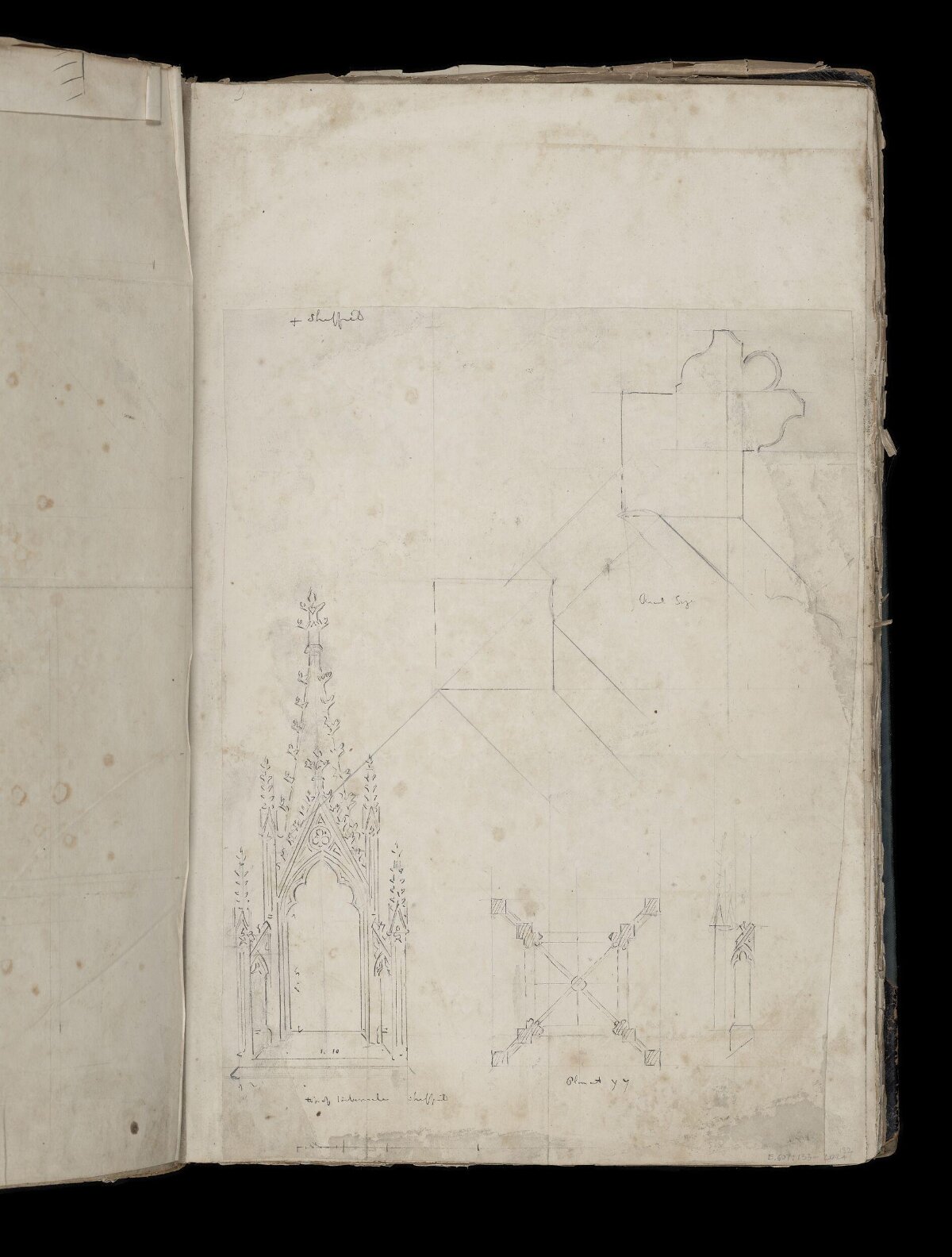 Gothic Architectural Study Sketches