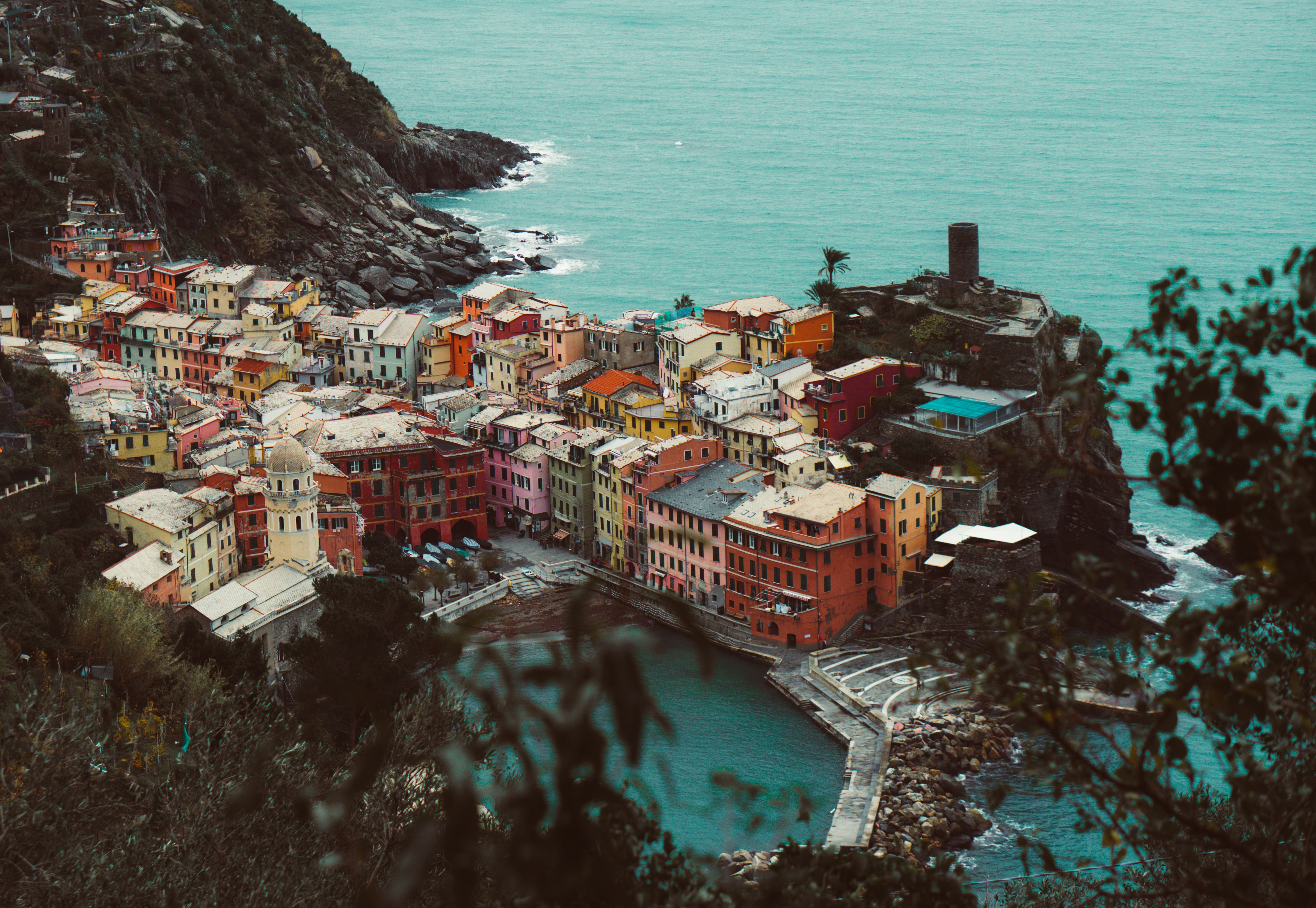 Colorful Coastal Italian Village