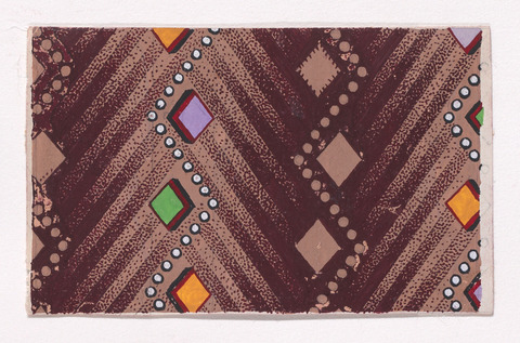 Vintage Geometric Textile Pattern Design