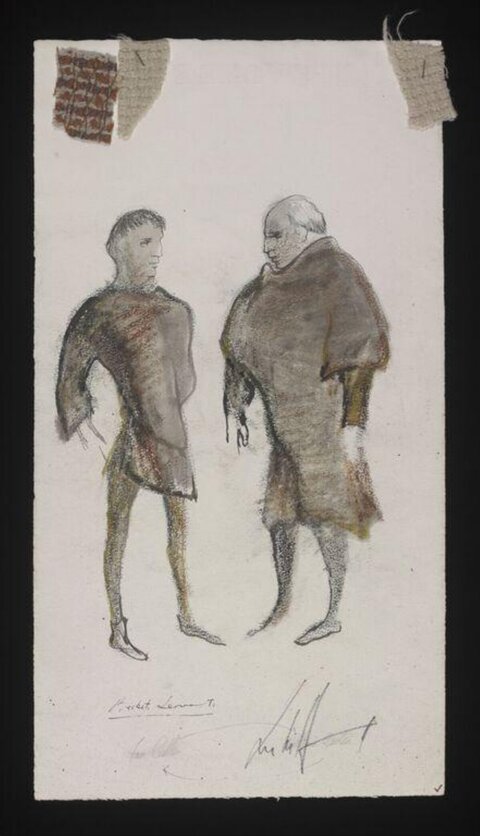 Two Men Costume Sketch