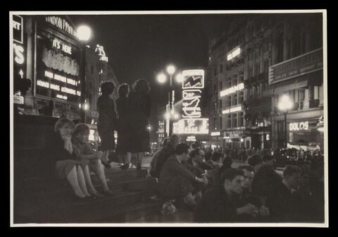 London Night Street Scene