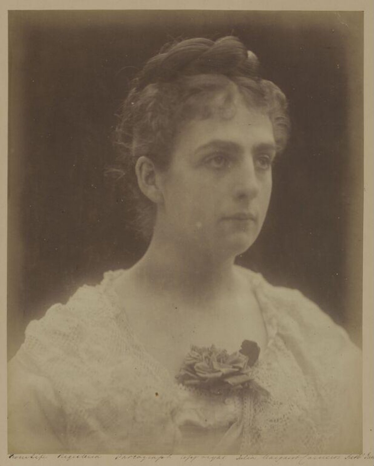 Vintage Bust Portrait of a Woman