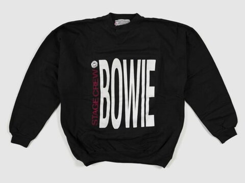 Black Bowie Stage Crew Sweatshirt