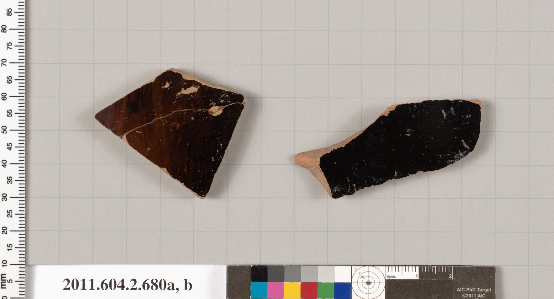 Two Ancient Pottery Fragments