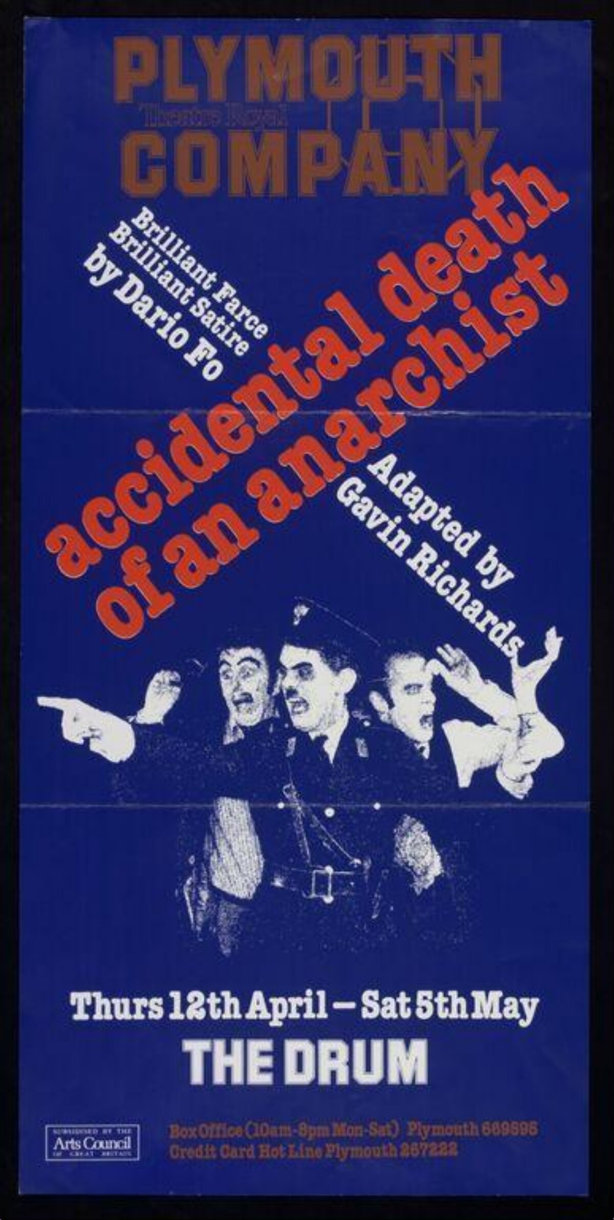 Accidental Death of an Anarchist Theatre Poster