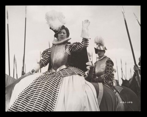 Queen Elizabeth I Reviewing Troops