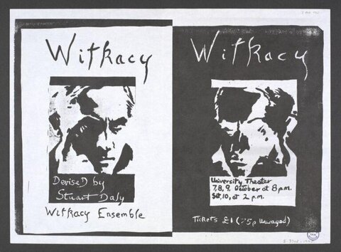 Witkacy Theater Performance Poster