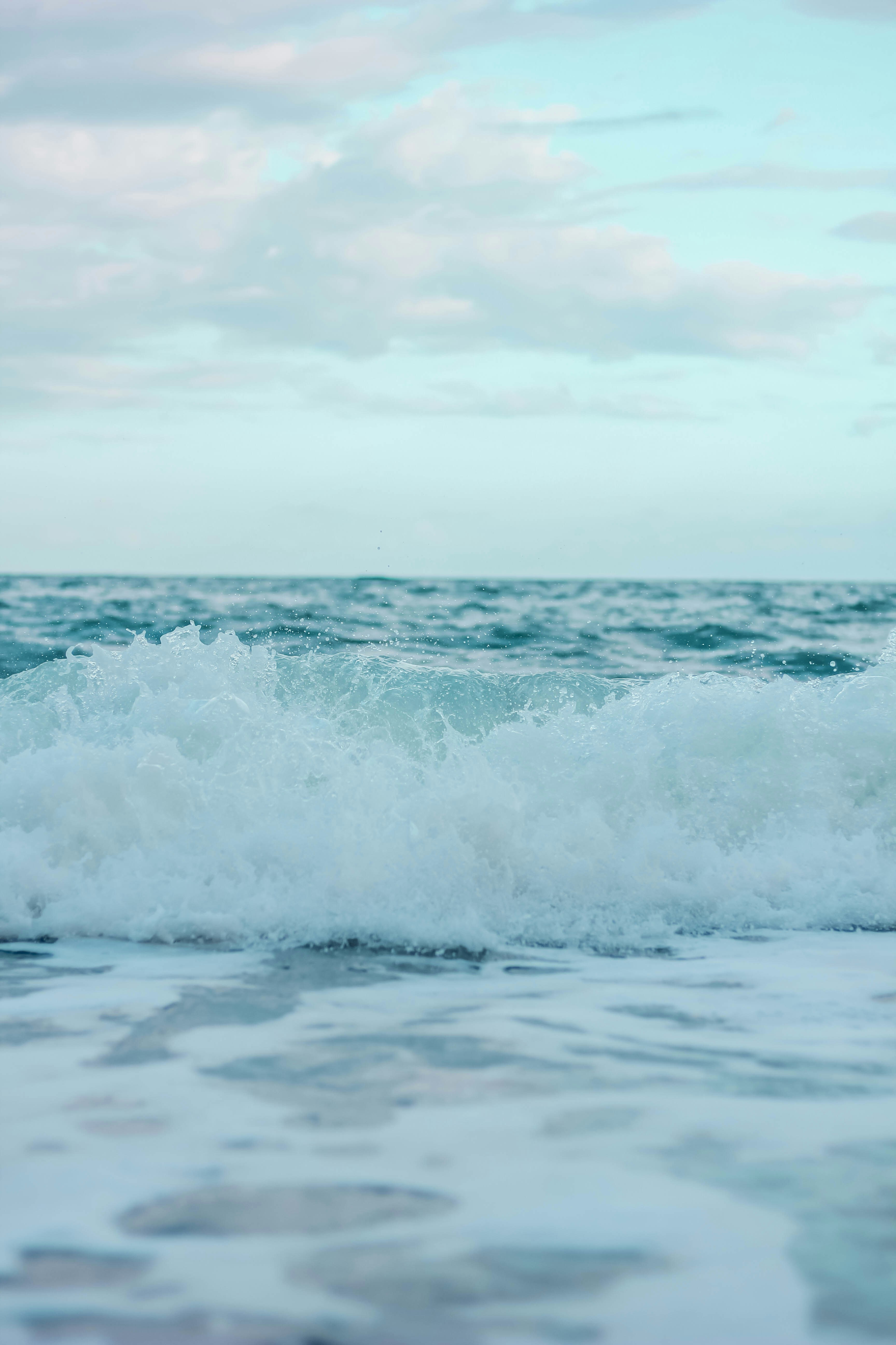 Breaking Wave by the Seashore