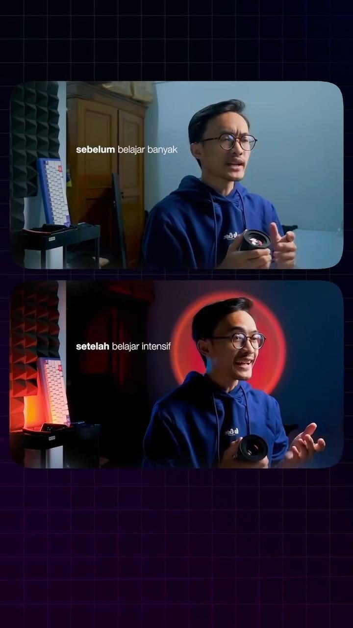 Before After Content Creator Room Transformation
