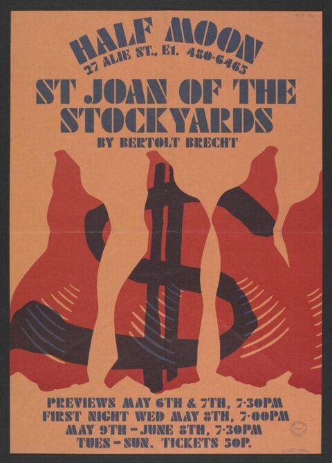 St Joan of the Stockyards Play Poster