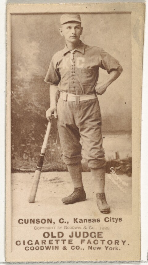 1888 Old Judge Baseball Cigarette Card