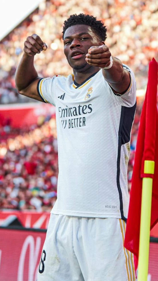 Tchouameni Goal Celebration for Real Madrid