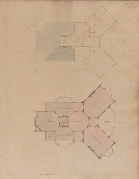 Hand-drawn House Floor Plan