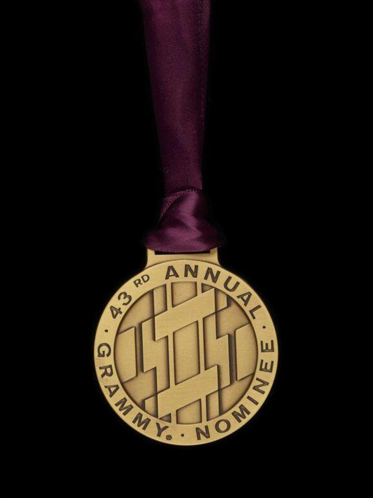 43rd Annual Grammy Nominee Medal