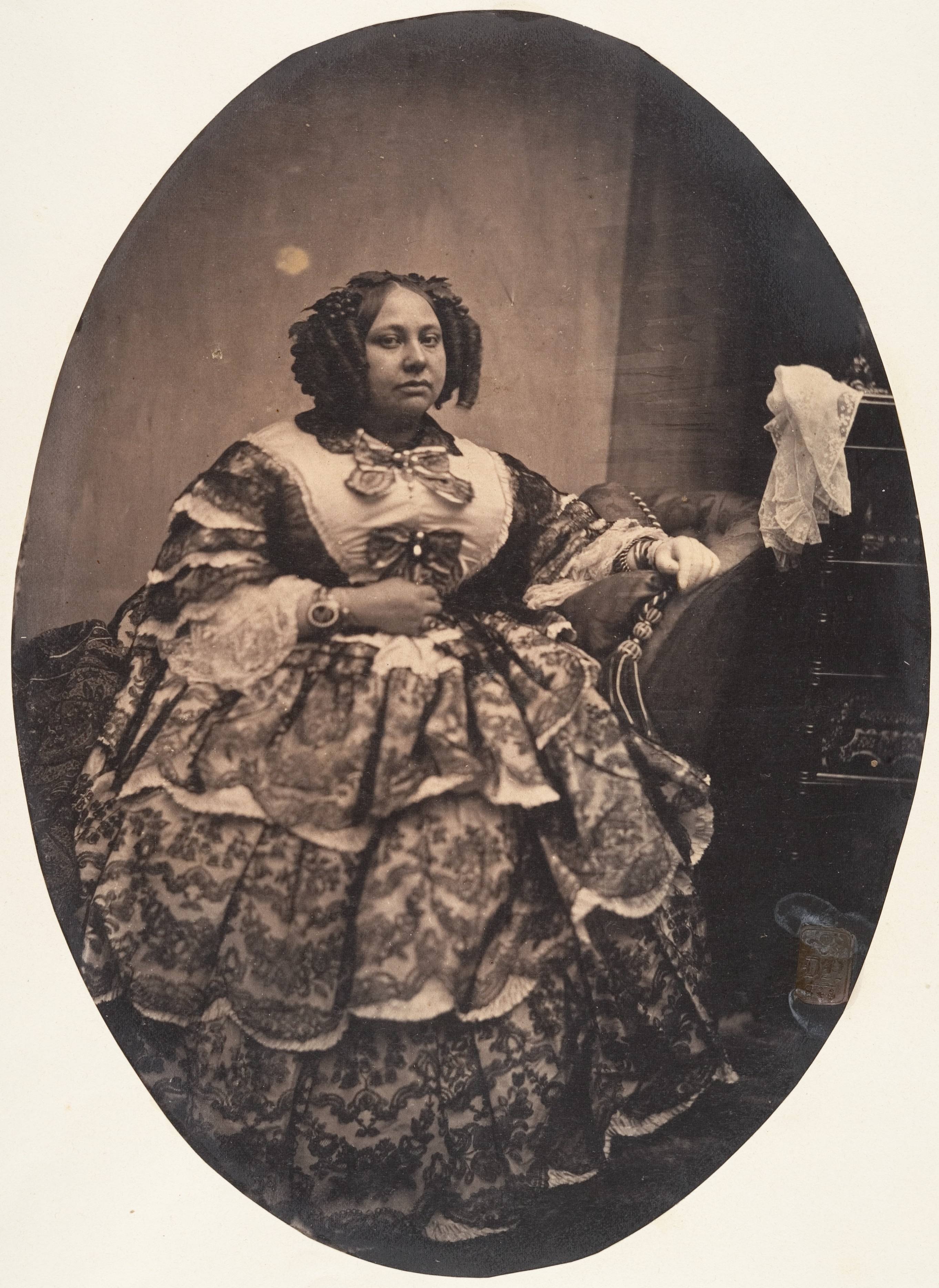Vintage Portrait of Seated Woman