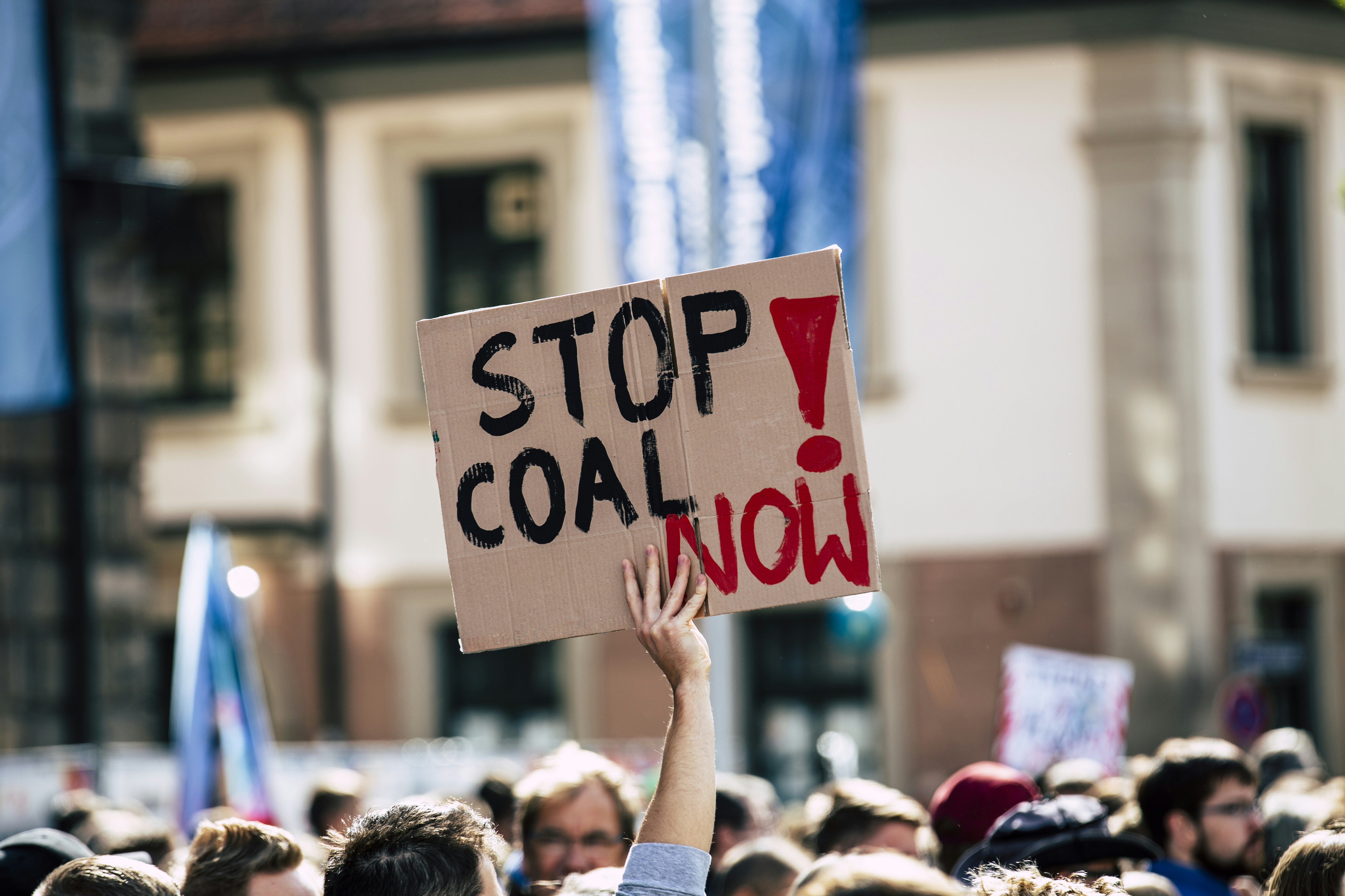 Stop Coal Now Climate Protest